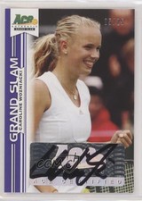 2013 Ace Authentic Grand Slam Purple /5 Caroline Wozniacki #BA-CW1 Auto