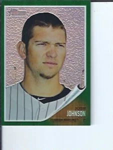 Josh Johnson 2011 Topps Heritage  Green Chrome Refractor - Picture 1 of 1