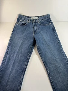 Vintage Y2K Tommy Hilfiger Classic Fit Med Wash denim Blue Jeans Mens 32x33 USA! - Picture 1 of 12