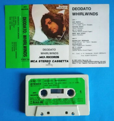 MC Musicassetta EUMIR DEODATO Whirlwinds Italy 1974 Jazz Funk Fusion  - Immagine 1 di 2