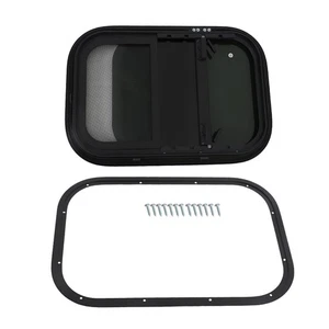 RV Camper Window Vertical Slider W/ Screen 12"/14"/15"/18" W × 22"/24"/16"/30" H - Picture 1 of 25