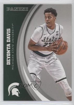2016 Panini Michigan State University Spartans Silver Deyonta Davis Rookie RC - Image 1 of 2