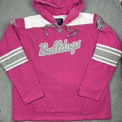Champion University Of Minnesota Duluth UMD Bulldogs Hockey Sudadera con Capucha Rosa Talla XL Foto 1 de 4