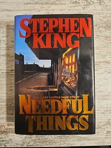 Needful Things Stephen King Hardcover Horror First Edition First Print - Picture 1 of 7