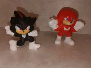 2024 McDonald's Sonic 3 The Hedgehog Shadow & Knuckles HAPPY MEAL TOYS - Picture 1 of 3