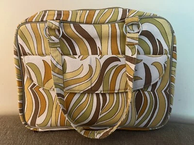 KATYDID 17” Vintage Laptop Bag Retro Canvas Fashionable Y2K 70s Hippie Boho Chic - Imagem 1 de 4