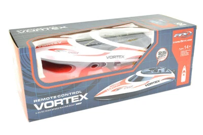 FTX Vortex WEISS RC Schnellboot - betriebsbereit 44 cm/18" inkl. Schläger, Mobilteil, CRGR