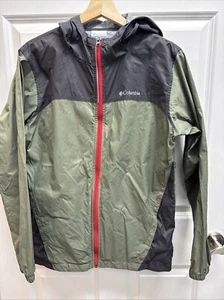 Columbia Boys Youth Hooded Windbreaker Color Cypress/Shark - Size XLarge 18/20 - Picture 1 of 7