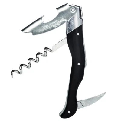 Laguiole Millesime 服务员开瓶器 - 黑色喇叭 — 第 1/2 张图片