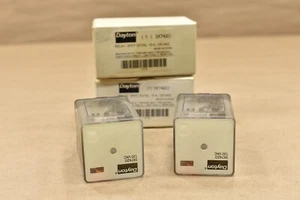 Lot Of 2 Dayton 3X742O General Purpose Relay Plug-in 3PDT 10A Coil 120VAC11-Pin - Picture 1 of 6