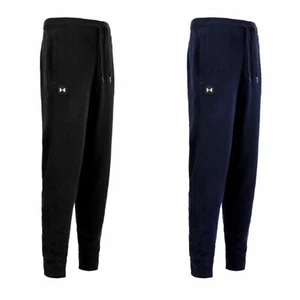 Under Armour UA Rival Men's Joggers Pants M XL Navy Blue Fleece Logo Sweatpants - Picture 1 of 6