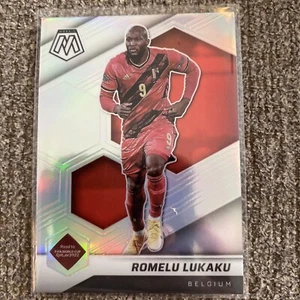 2021-22 Mosaic FIFA Road World Cup Silver Prizm #187 Romelu Lukaku - Picture 1 of 1