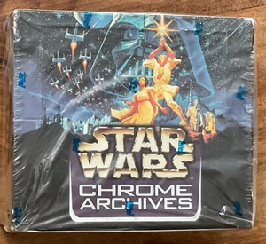 Star Wars 1999 Topps Chrome Archives Trading Card Box 36 Packs - Factory Sealed - Picture 1 of 6