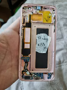 Samsung Galaxy S7 Edge G935F LCD Display Rose gold Original - Picture 1 of 11