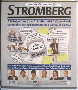 STROMBERG DIE BÜRO EDITION STAFFEL 1 & 2 - 4 DVD - OVP