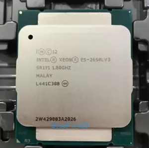 Intel Xeon E5-2650L V3 LGA2011-3 Server CPU Processor SR1Y1 1.8 GHz 12 Core - Picture 1 of 3