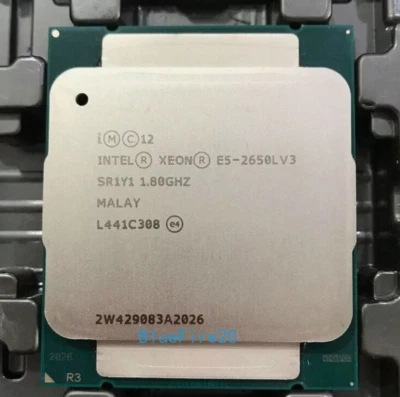 Intel Xeon E5-2650L V3 LGA2011-3 Server CPU Processor SR1Y1 1.8 GHz 12 Core - Image 1 of 3