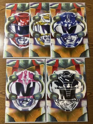 Power Rangers TMNT #1 2 3 4 5 Raphael Capacete Variante Lote Completo Run IDW MUITO BOM ESTADO/NM - Imagem 1 de 4