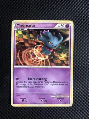 Pokemon Card Misdreavus 54/95 Unleashed Non Holo - Image 1 of 4