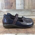 Naot Motu Mary Janes Shoes Brown Leather Womens 36/5 Comfort Flats