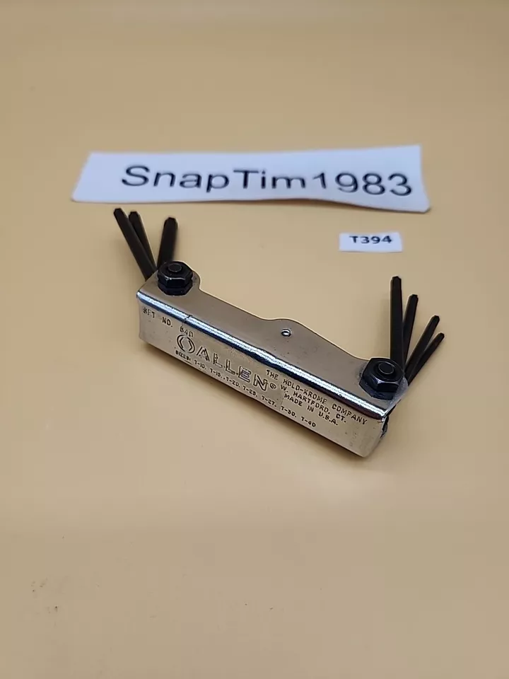 Allen Tool Fold-Uni-Key No.640 SAE Inch Hex Allen Key Tool USA - Image 1 of 4