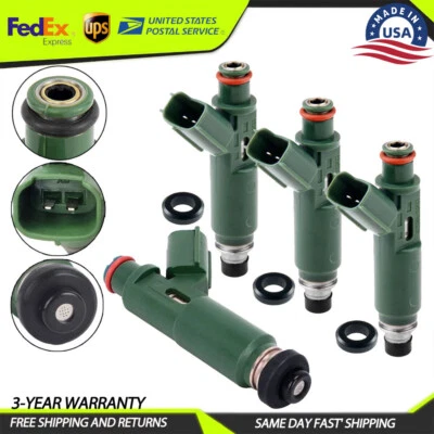 4PCS Fuel Injector For Toyota Mr2 Spyder 1.8L 2000-2004 Pontiac 23250-22040 Foto 1 de 4