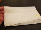 Vtg. White Cotton Handkerchief Wedding Embroidered Scalloped New RN 13962  (119)