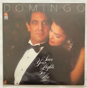 PLACIDO DOMINGO - SAVE YOUR NIGHTS FOR ME - 1985 COLOMBIAN LP POP VOCAL - Picture 1 of 4