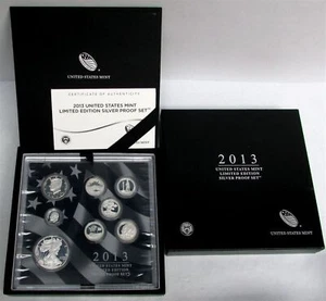 2013 UNITED STATES MINT LIMITED EDITION SILVER PROOF SET BOX COA OGP - Picture 1 of 1