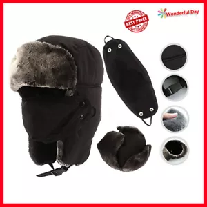 Sombrero de invierno para hombre cazador aviador soldado ruso pendiente esquí cálido con máscara LFM - Imagen 1 de 8