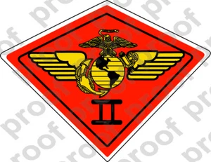 PEGATINA UNIDAD USMC 2ND MARINE AIRWING A ooo USMC Lisc# 20187 - Imagen 1 de 2