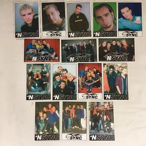 Juego completo de 15 discos NSYNC 1999 Trans Continental Records Justin FS de la colección de pegatinas - Imagen 1 de 6