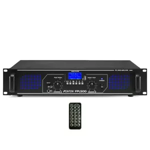 More details for fenton 172.084 fpl500 digital amplifier bluetooth audio led + eq