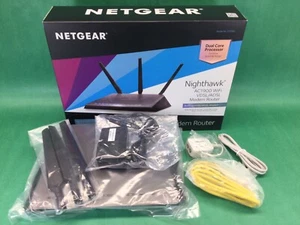 Netgear R7000-100NAS Dual Band AC1900 Nighthawk Inteligentny router WiFi - Zdjęcie 1 z 6
