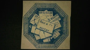 U S Stamps Scott 75L1 local issue Hale and Co. unused cv 65.00 - Picture 1 of 1