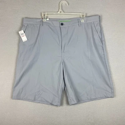 Pantalones Cortos de Golf Izod Para Hombres Talla 42 Calce Clásico Plateado Níquel Frente Plano Informales NUEVO Foto 1 de 4