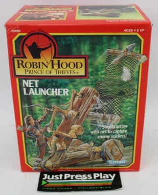 Lanzador de red Kenner Robin Hood Prince of Thieves 1991 de colección (sin figura) nuevo de stock Foto 1 de 4