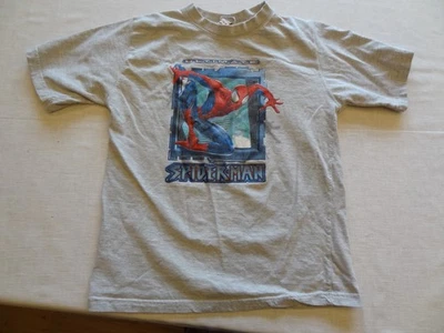 Vintage Ultimate Spiderman Grey T-Shirt Boys Large 14-16 Youth Marvel - Image 1 of 4