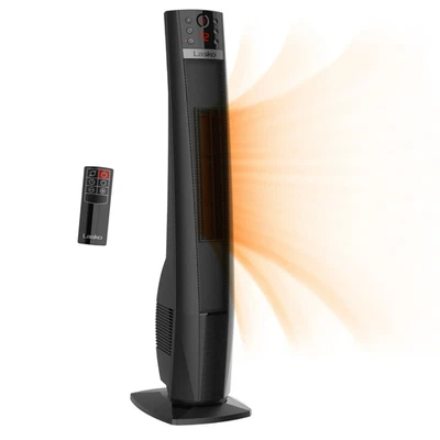 Lasko Oscillating 32" Ceramic Tower Space Heater 1500W Remote Control 8hr-Timer - Image 1 of 4