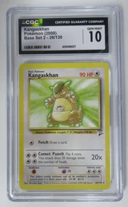 Pokemon Base Set 2 Kangaskhan 2000 26/130 CGC 10 - Imagen 1 de 3