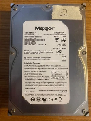 DISCO IDE 3,5" MAXTOR STM3320820A - 320GB - Immagine 1 di 4