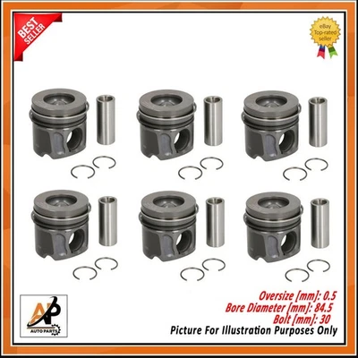 FÜR LAND ROVER DISCOVERY RANGE ROVER 3.0 DIESEL 306DT 84,5 MM KOLBEN X6 - 0,50 - Bild 1 von 3