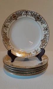 Set of 6 Noritake 175 / 16034 Christmas Ball 7.5" Salad Plates - Imagen 1 de 4