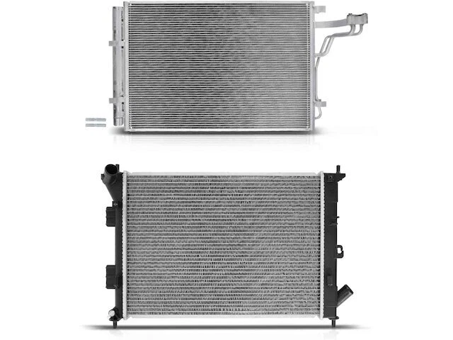 Radiator and A/C Condenser Kit For 2014-2016 Kia Soul 2015 SP953SJ - Image 1 of 1