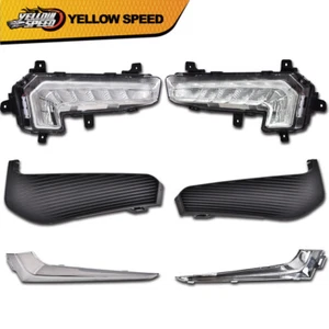LED DRL Daytime Running Lamp Fog Lights Fit For 2016-2018 Chevrolet Malibu XL - Picture 1 of 12