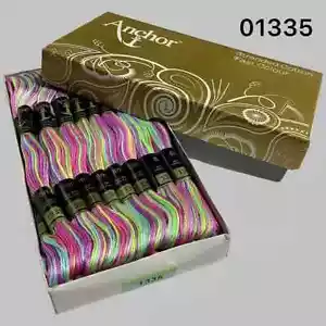 Set of 25 Anchor Stranded Cotton Thread Hand Embroidery Stitch Thread Shade 1335 - Picture 1 of 3