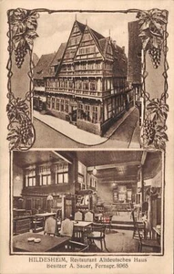 Alemania Hildesheim Restaurante Altdeutsches Haus 06.21 - Imagen 1 de 2