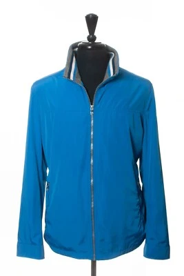 Paul & Shark Light Blue Windbreaker Jacket 23776 Foto 1 de 4