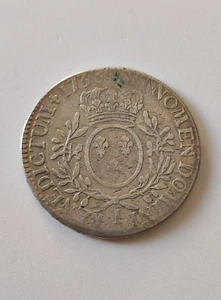 FRANCE - Ecu aux Branches d'Olivier Louis XV 1736I (Limoges) - Picture 1 of 2