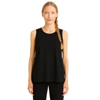 Top COS Elegante Negro Columpio Línea A | Estructurado | Minimalista y Moderno Para Mujer Talla M Foto 1 de 4